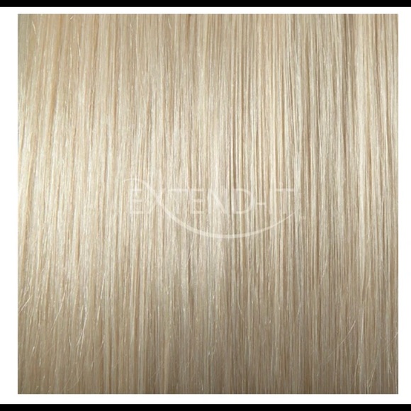 Beautiful real hair clip In extensions 20” platinum - Picture 4 of 7